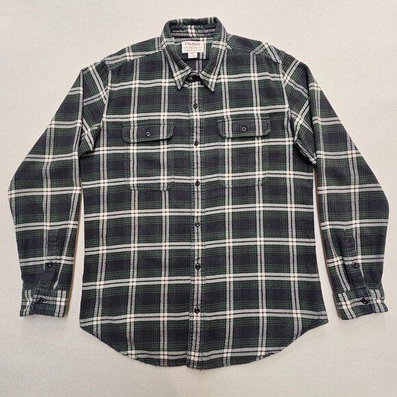 Filson Vintage Flannel Work Shirt Long XL - Picture 2 of 8